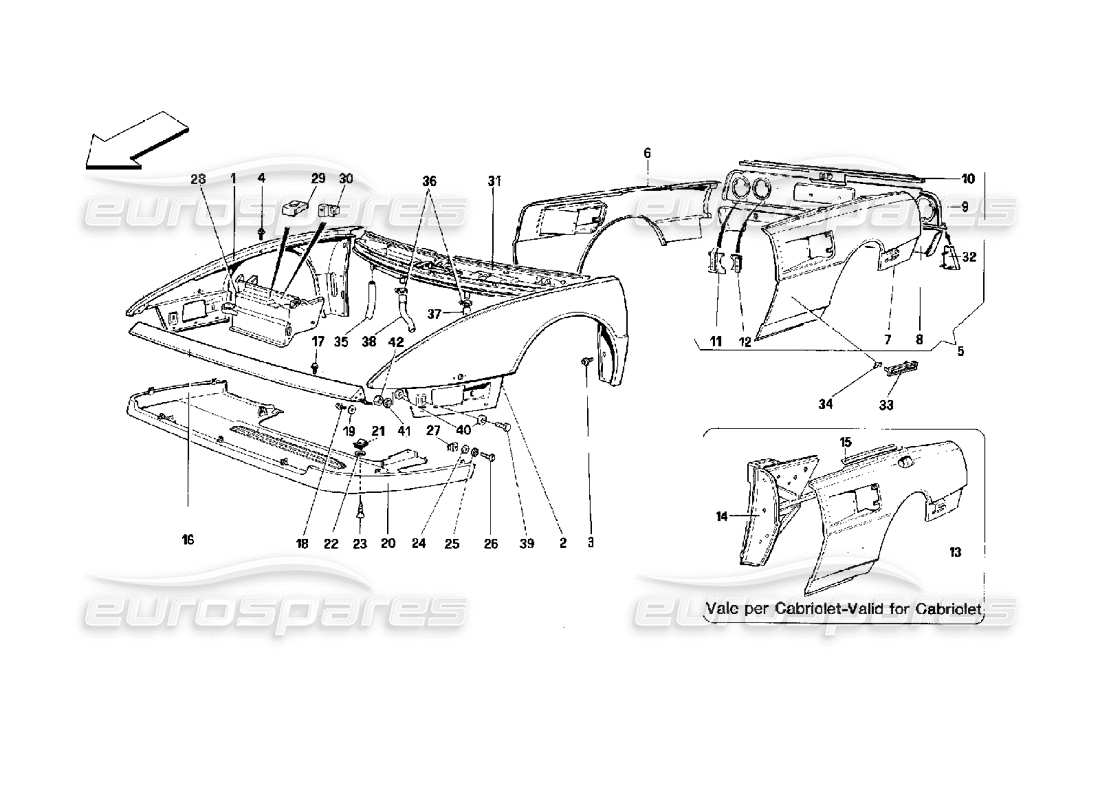 part diagram containing part number 13835924