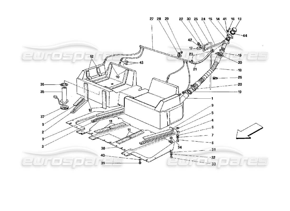 part diagram containing part number 133964