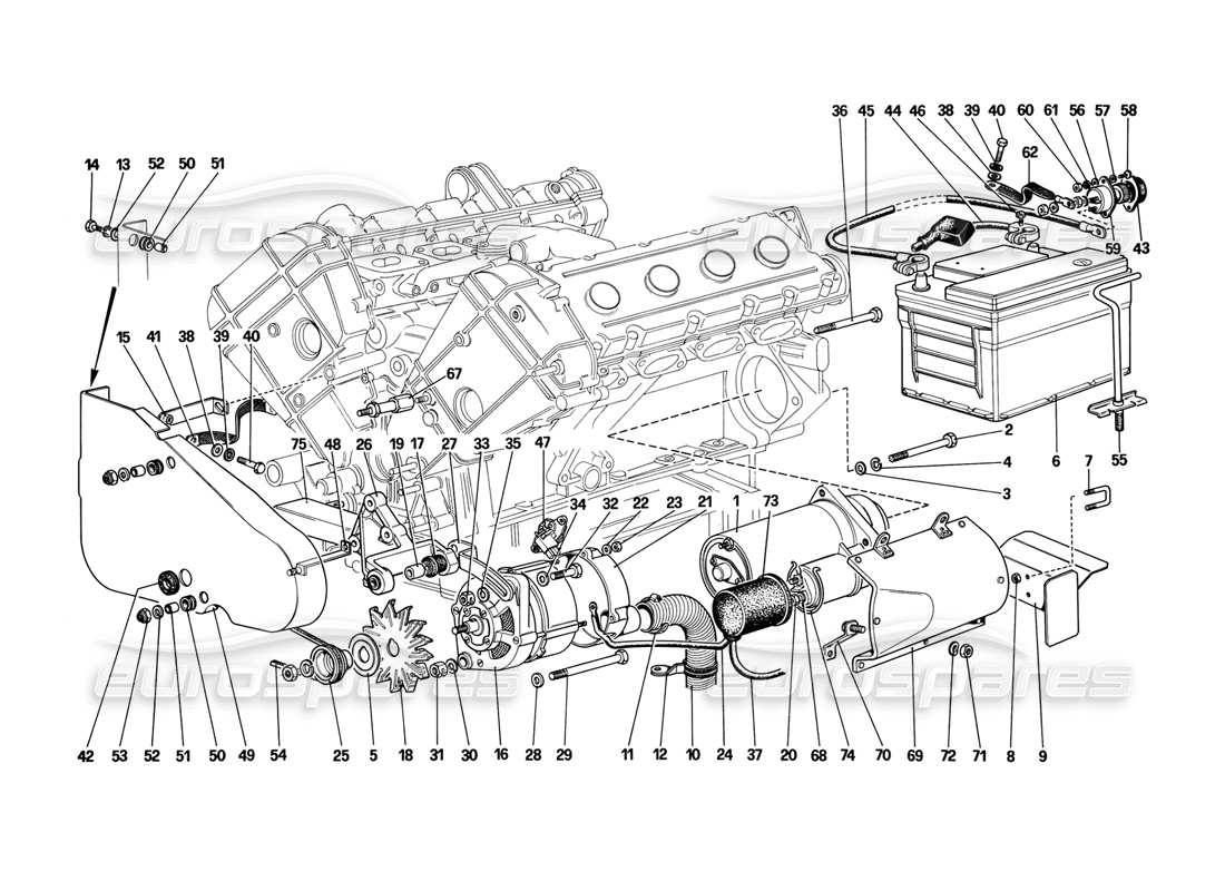 part diagram containing part number 124262