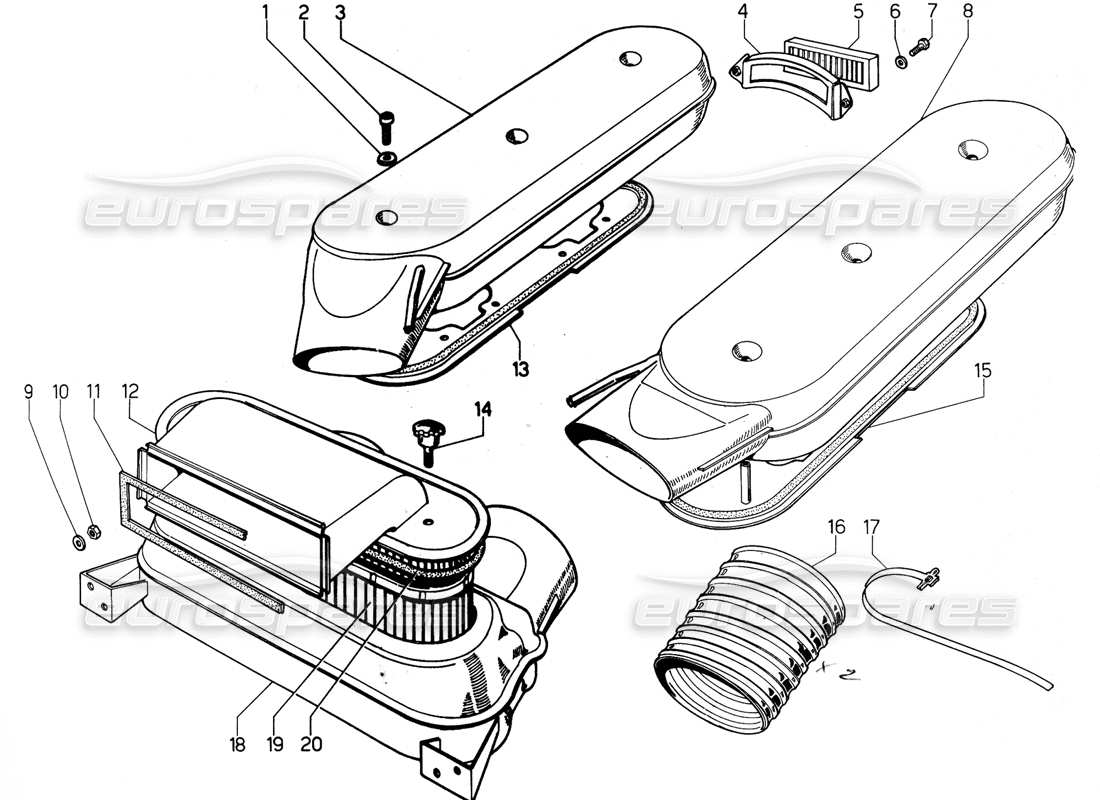 part diagram containing part number 001310809