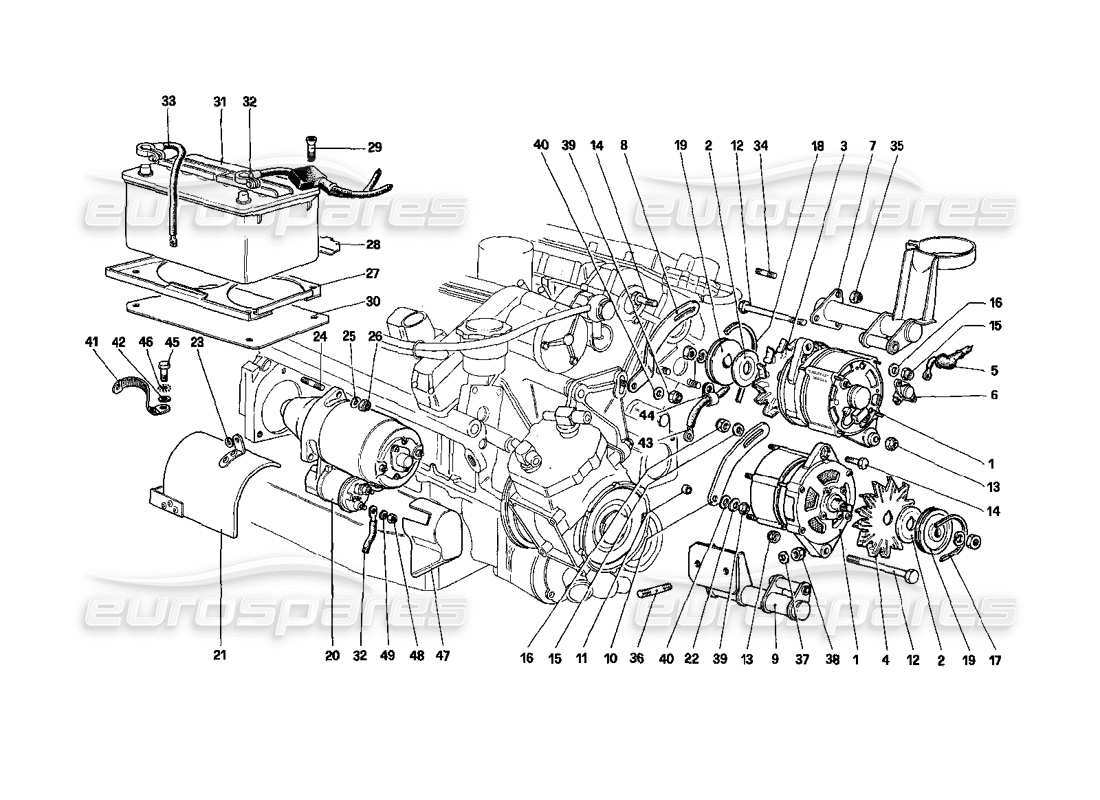 part diagram containing part number 105390