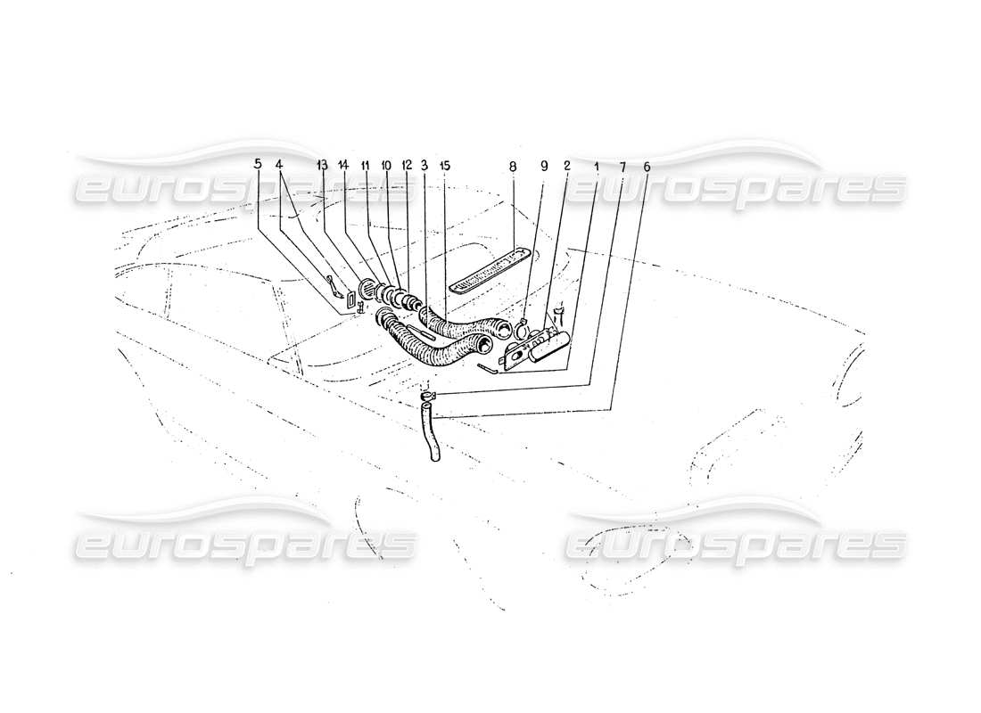 ferrari 330 gt 2+2 (coachwork) inner heating vents (edition 1) part diagram