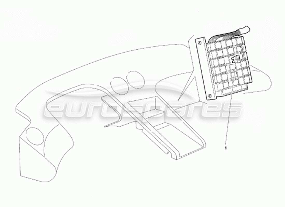 lamborghini diablo vt (1994) electrical system (valid for sweden version - april 1994) parts diagram