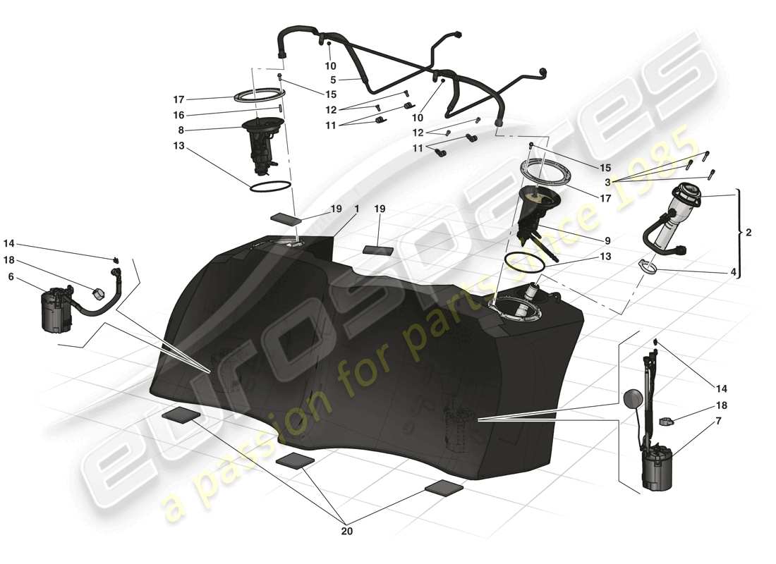 part diagram containing part number 291310