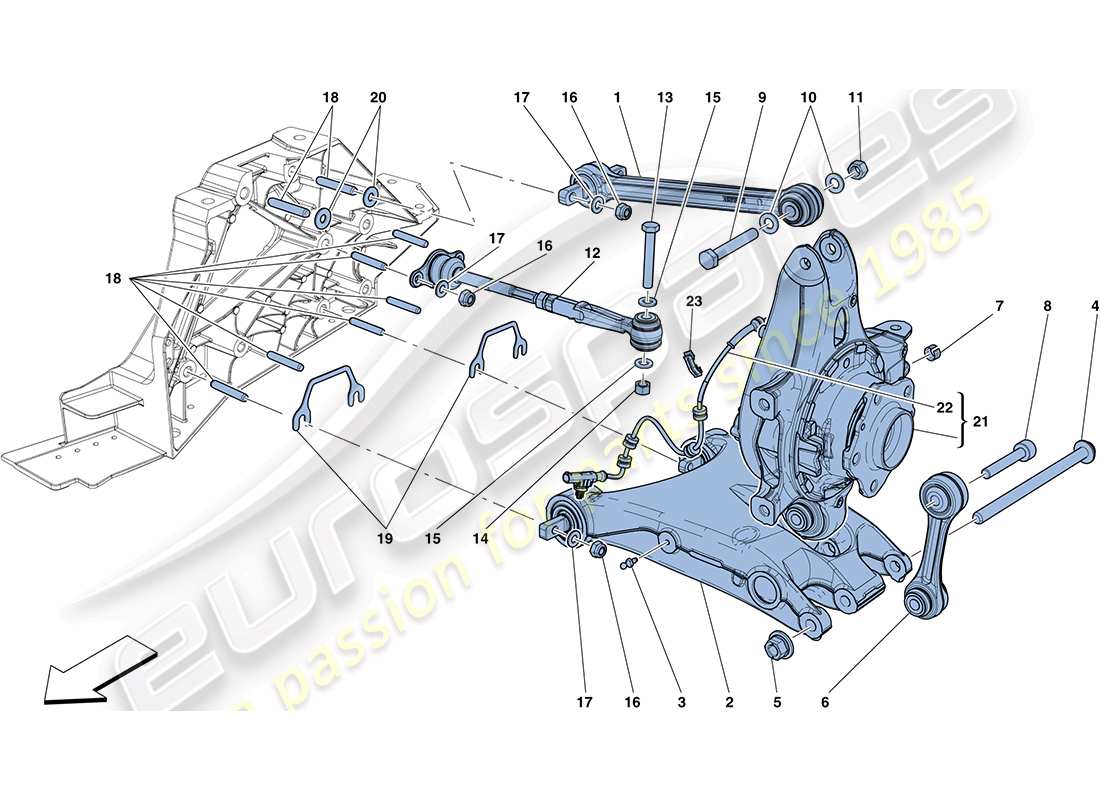 a part diagram from the Ferrari FF (USA) parts catalogue