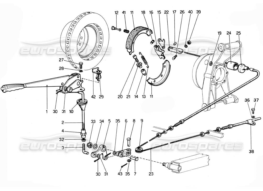 part diagram containing part number m6x8 - uni 5739