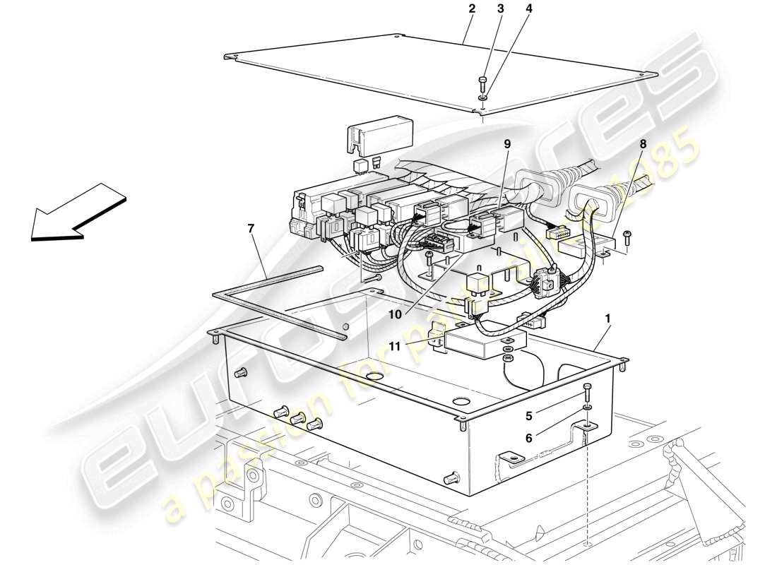 part diagram containing part number 62984400