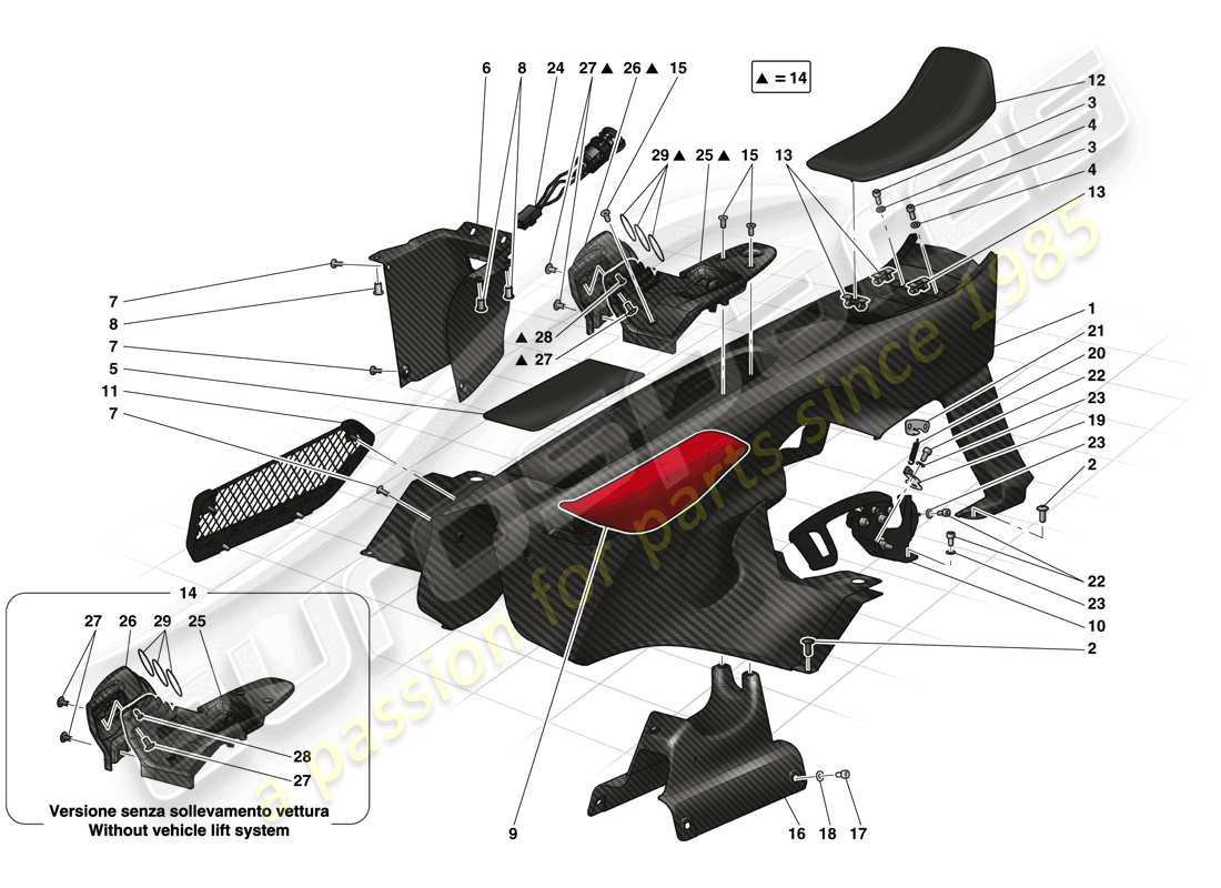 part diagram containing part number 85606400