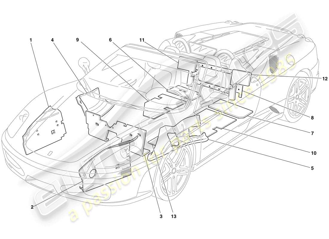 part diagram containing part number 68997400
