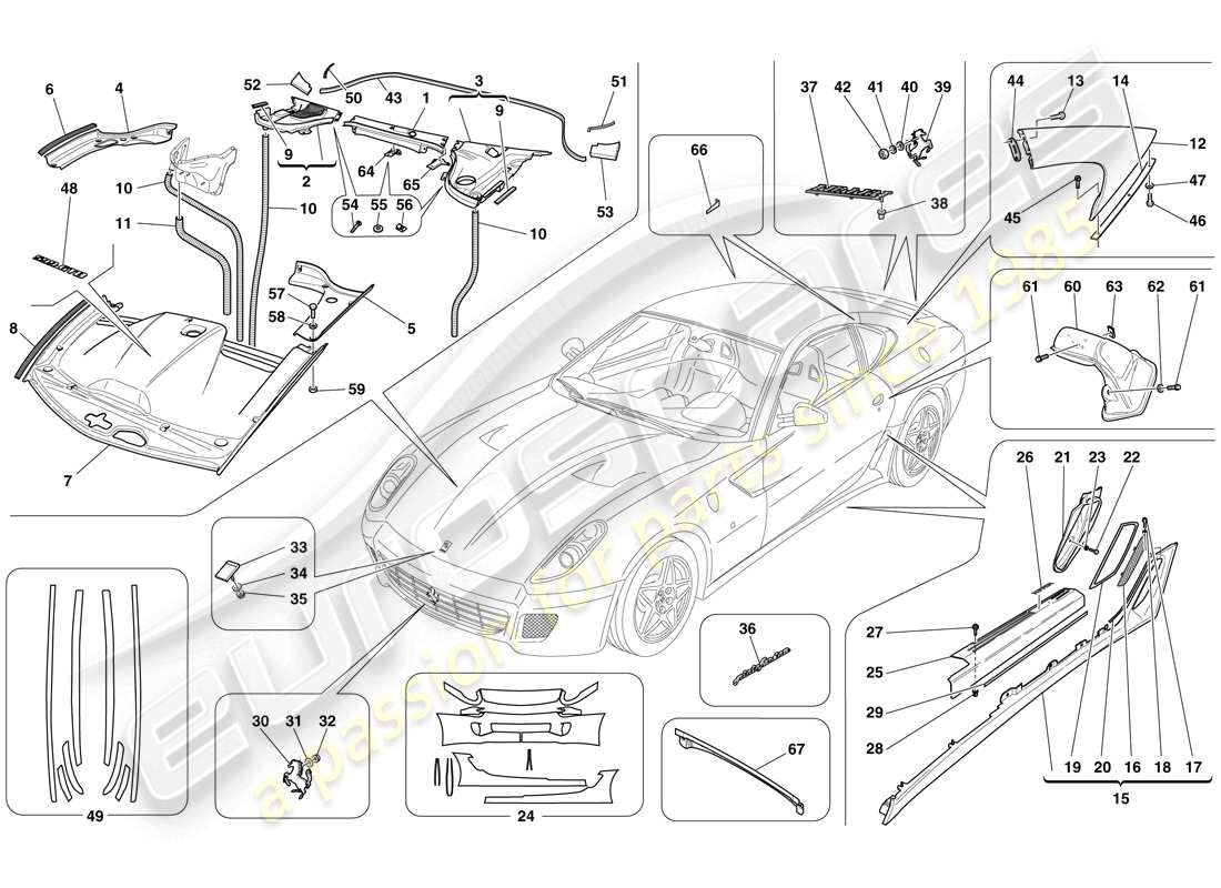 part diagram containing part number 69369300