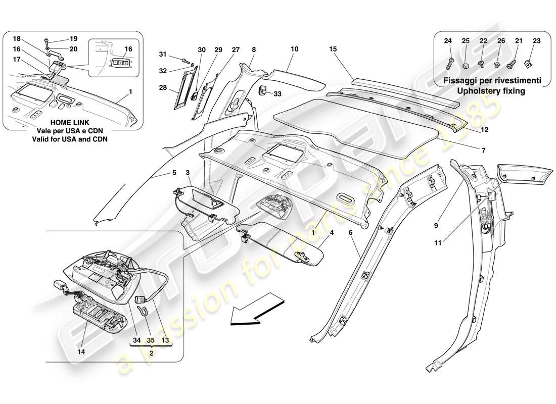 part diagram containing part number 848476