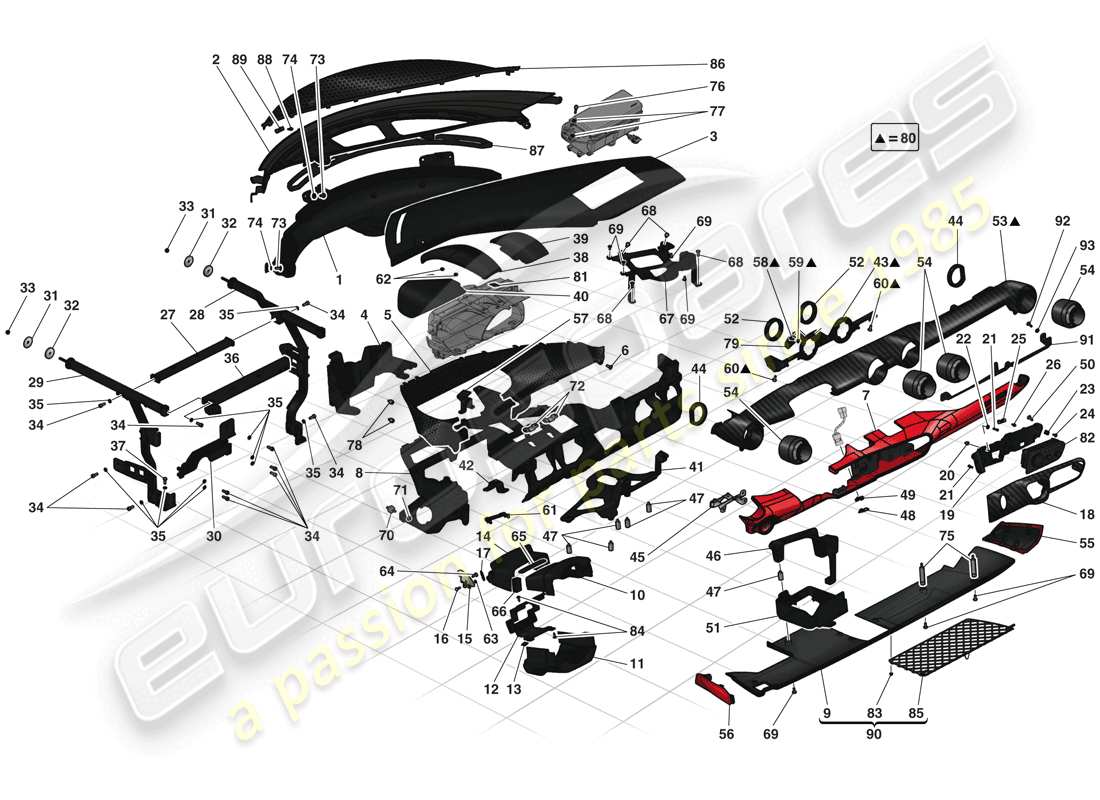 part diagram containing part number 85936800