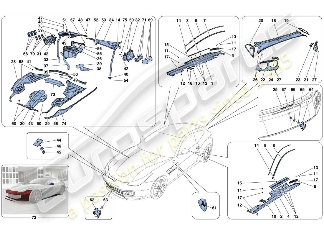 part diagram containing part number 269375