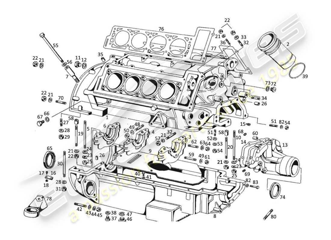 part diagram containing part number dnt 66854