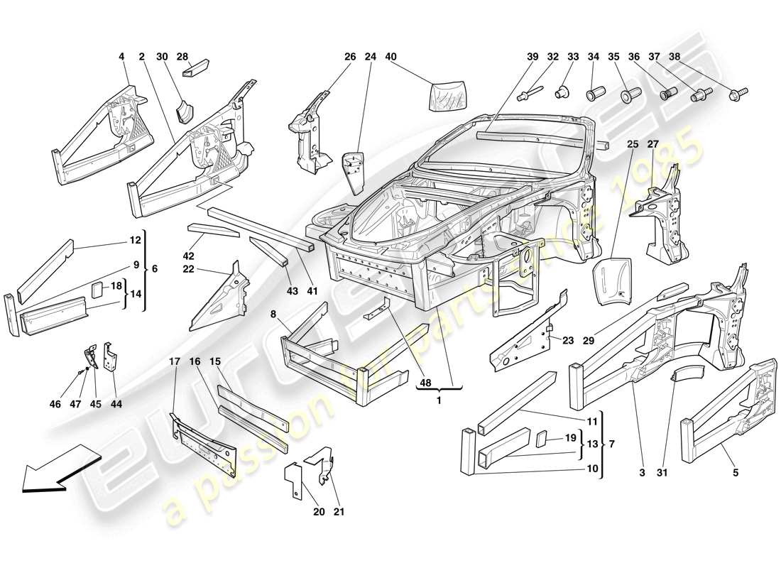 part diagram containing part number 69425711