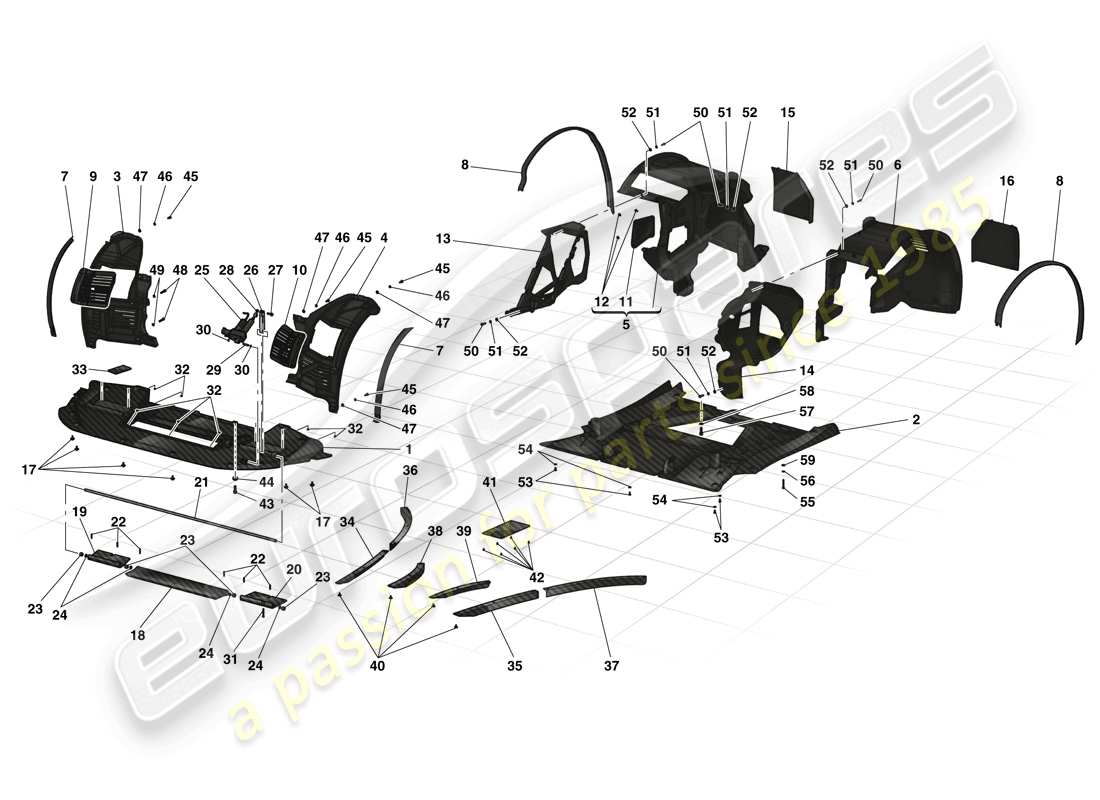 part diagram containing part number 86087100