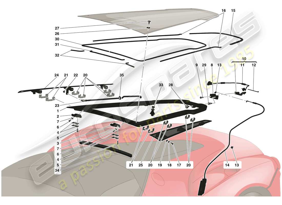 part diagram containing part number 85789500