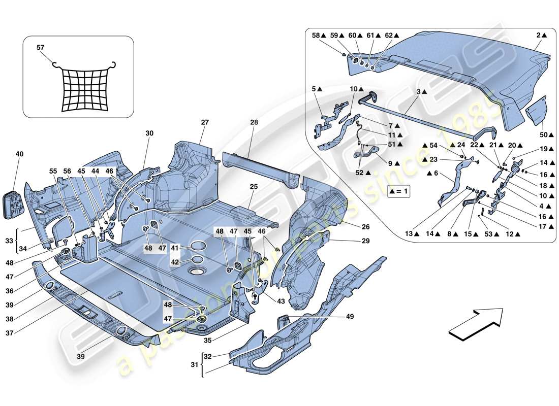 part diagram containing part number 86269700