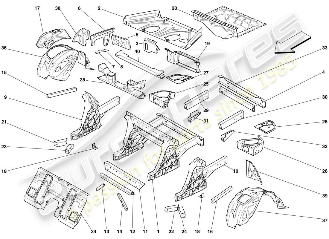 part diagram containing part number 985205732