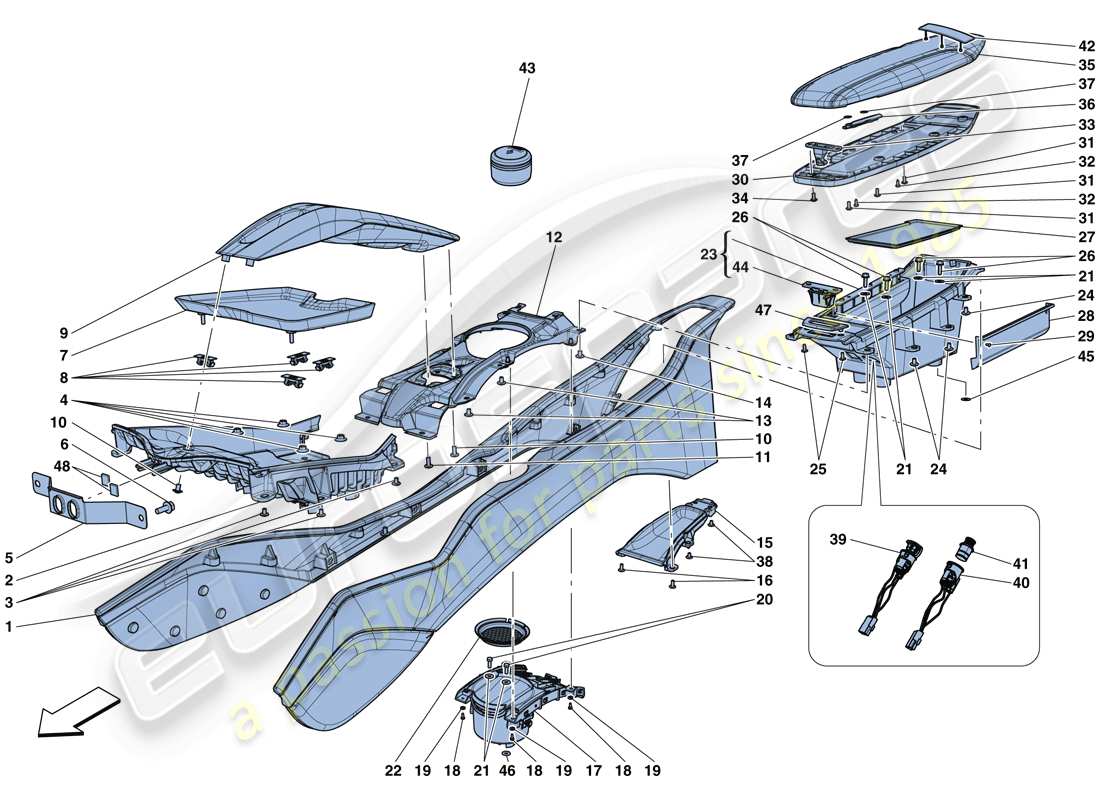 part diagram containing part number 86220900