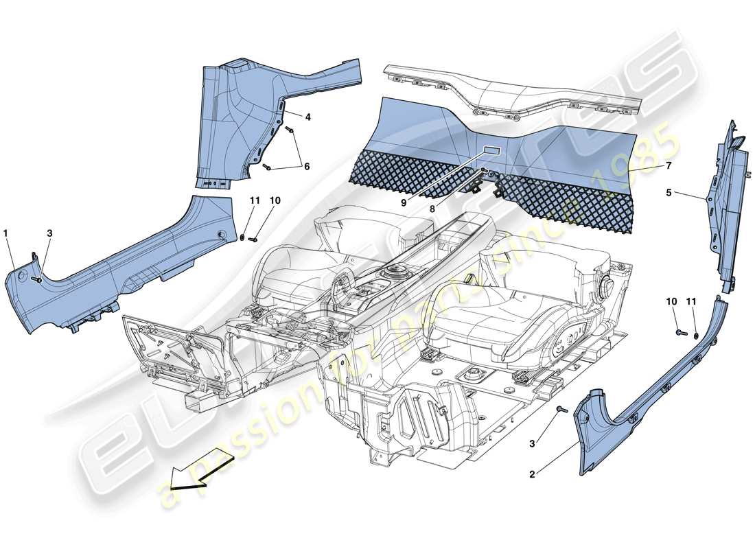 part diagram containing part number 87462300