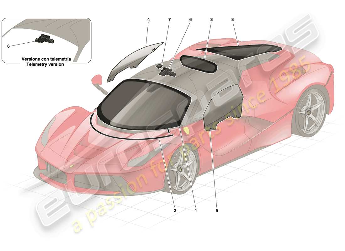part diagram containing part number 84839800