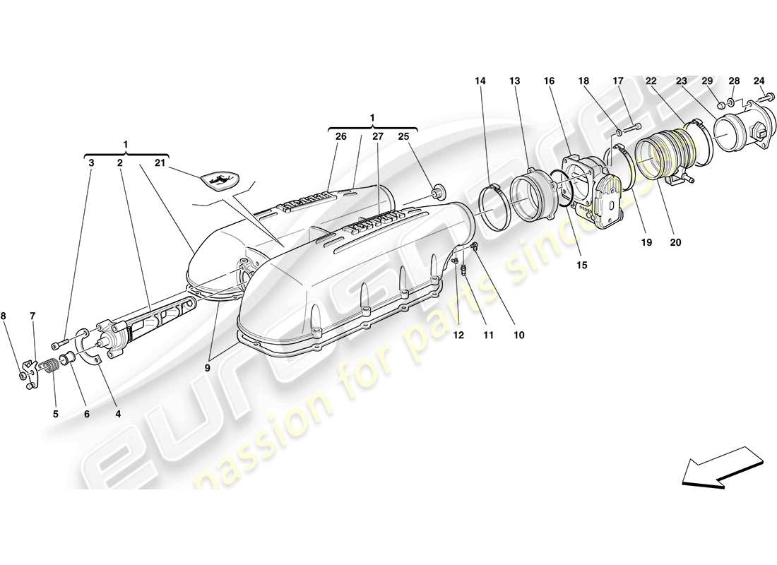 part diagram containing part number 205095