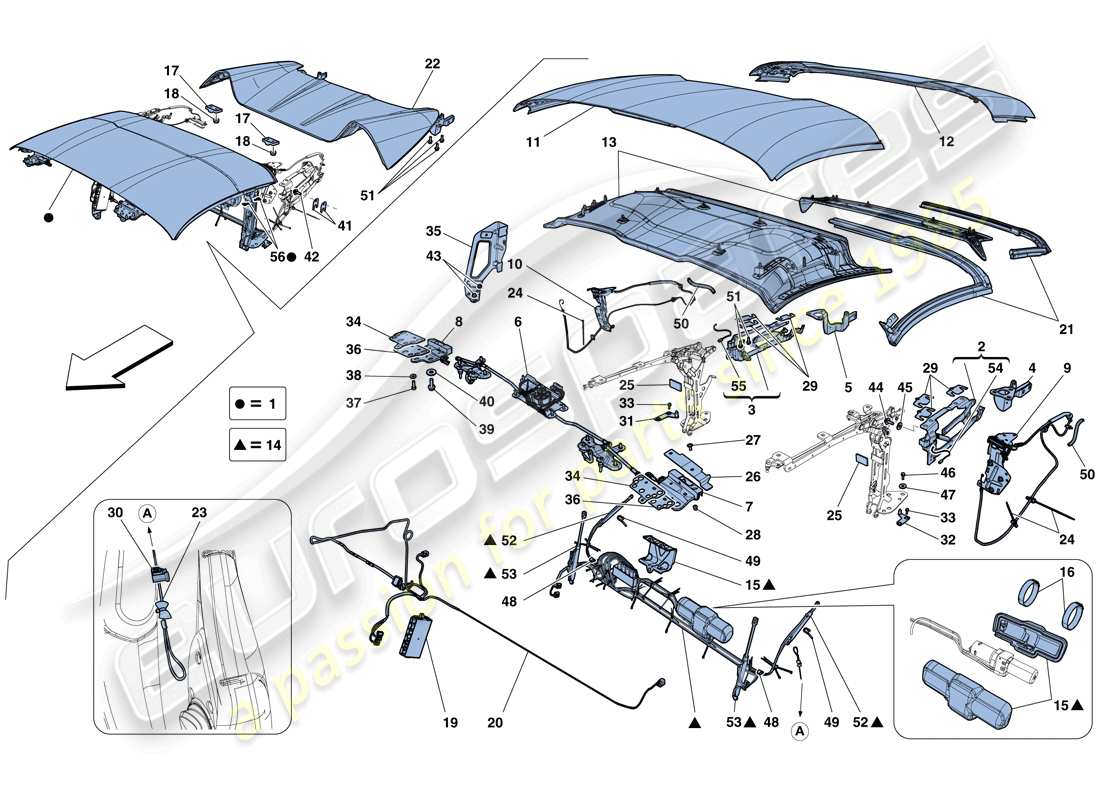 part diagram containing part number 84643500