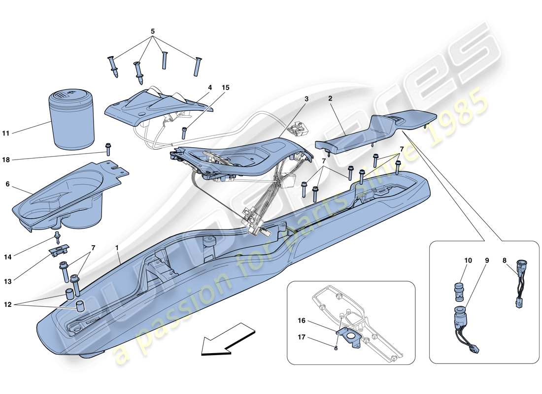 part diagram containing part number 85611700