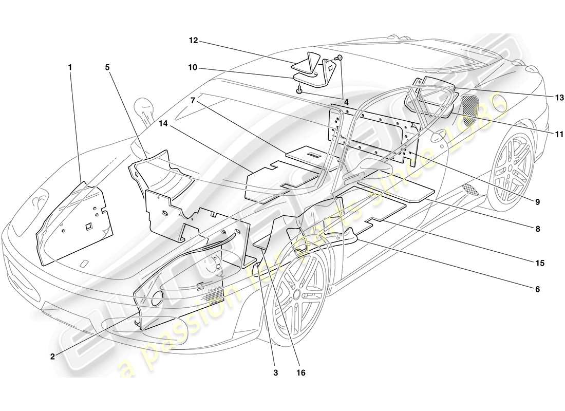 part diagram containing part number 68507000