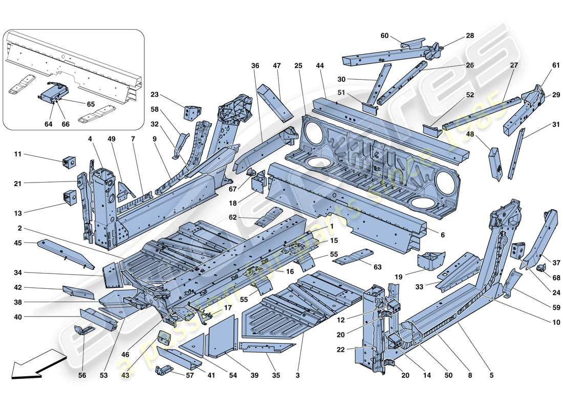 part diagram containing part number 86744400