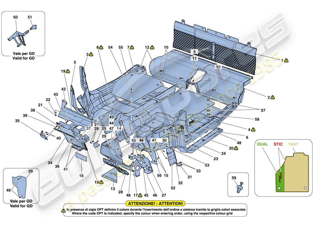 part diagram containing part number 86732000