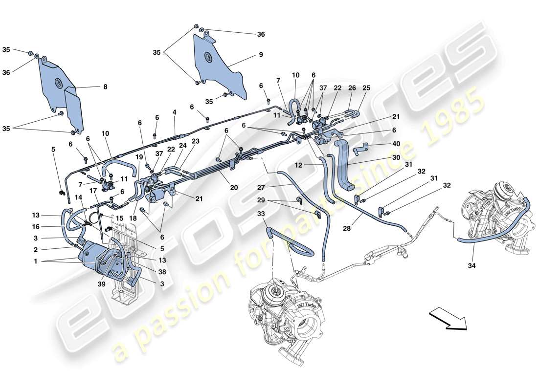 part diagram containing part number 323487