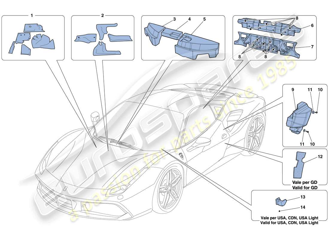 part diagram containing part number 86567600