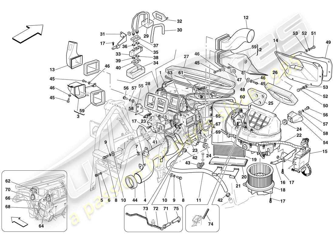 part diagram containing part number 85470500