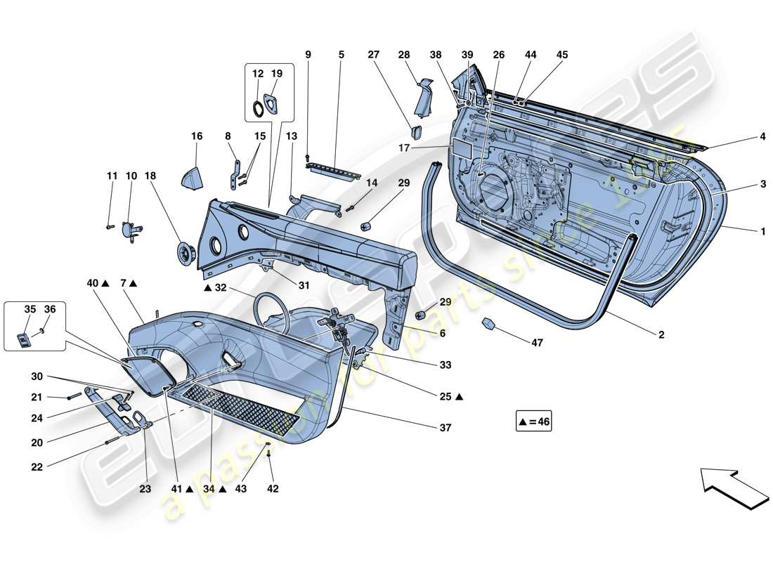 part diagram containing part number 87487300