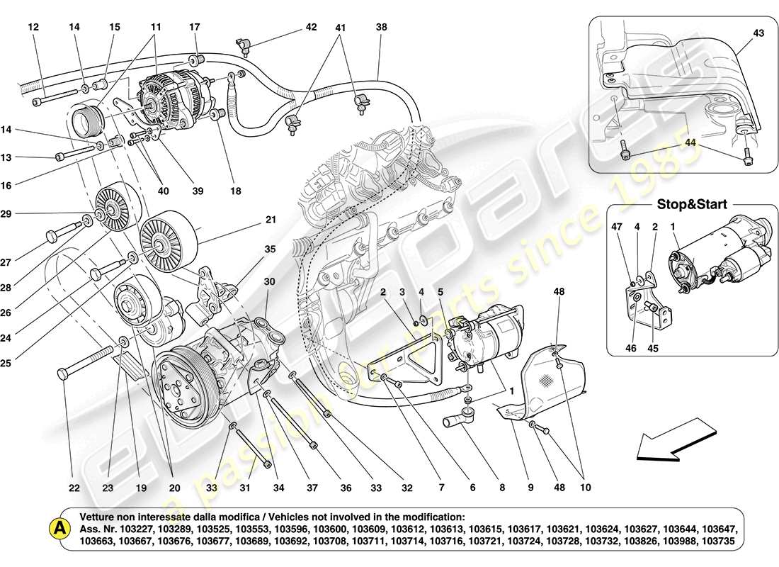 part diagram containing part number 251229