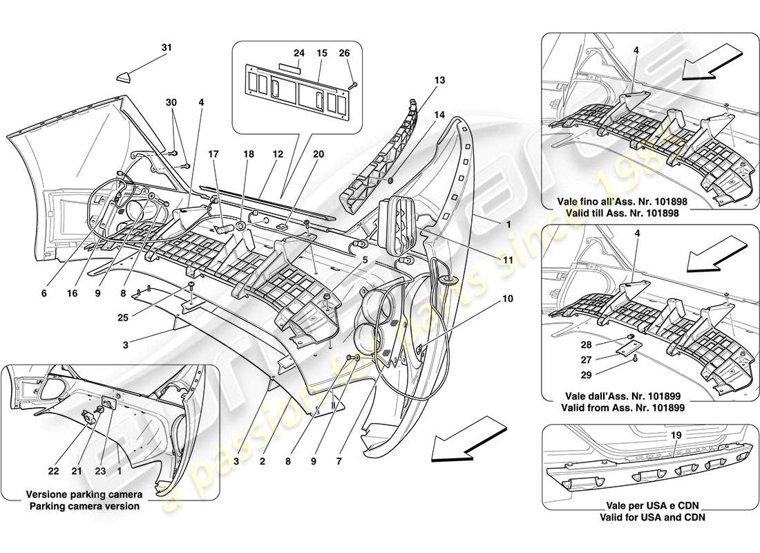 part diagram containing part number 69763100