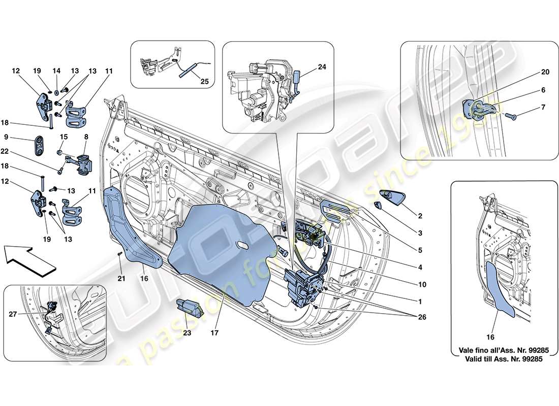 part diagram containing part number 84382900