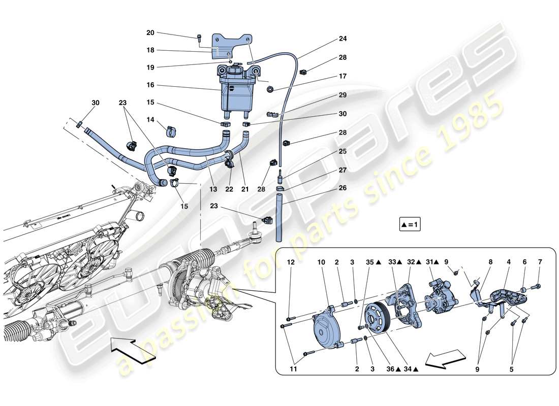 part diagram containing part number 312300