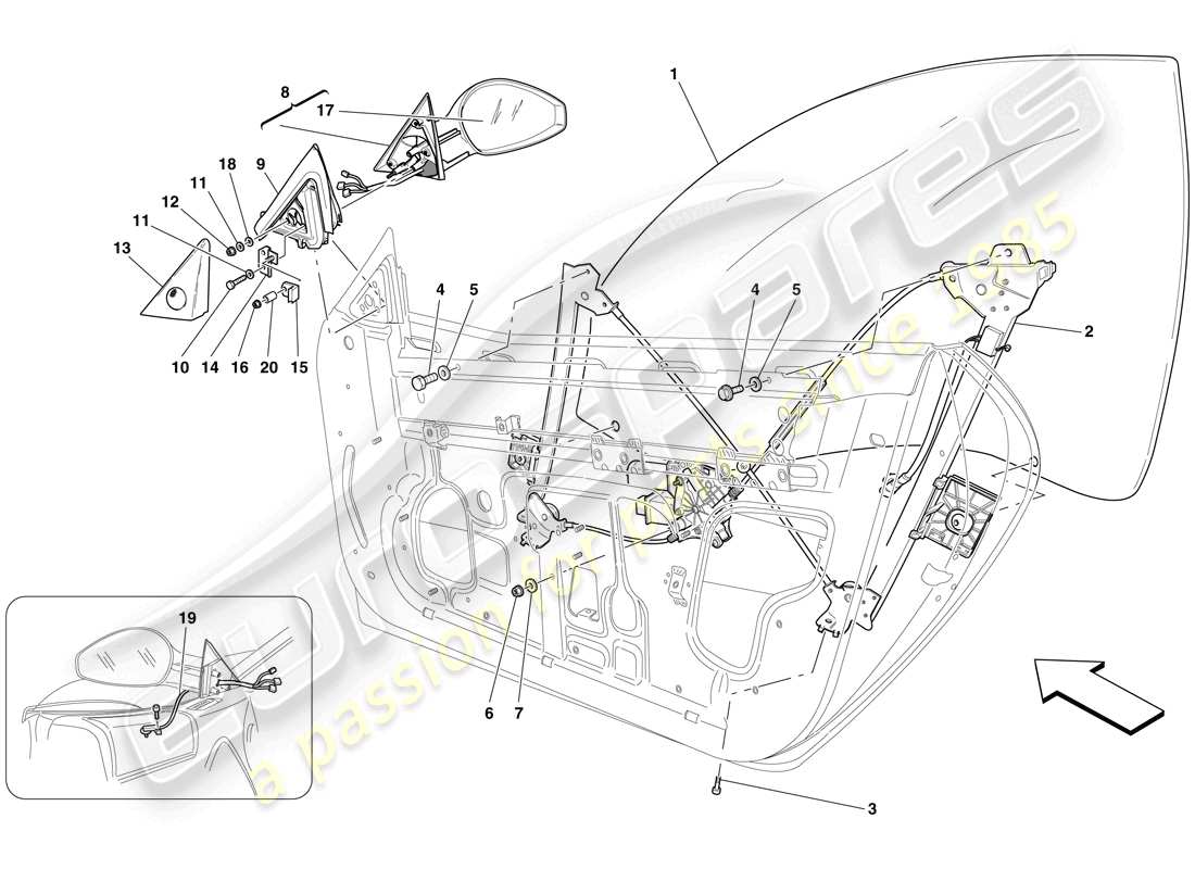 part diagram containing part number 68040400