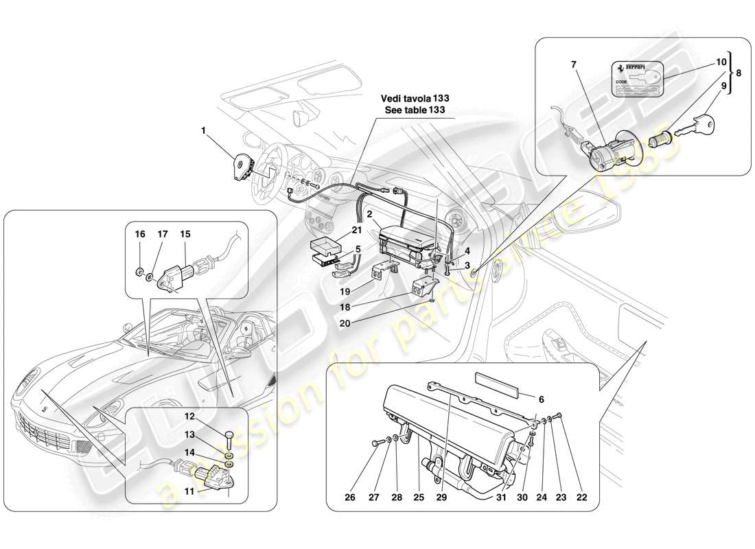 part diagram containing part number 84080500