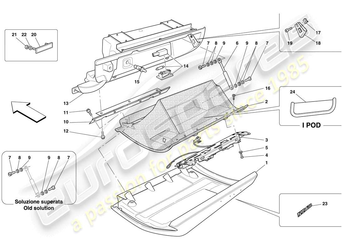 part diagram containing part number 69950800