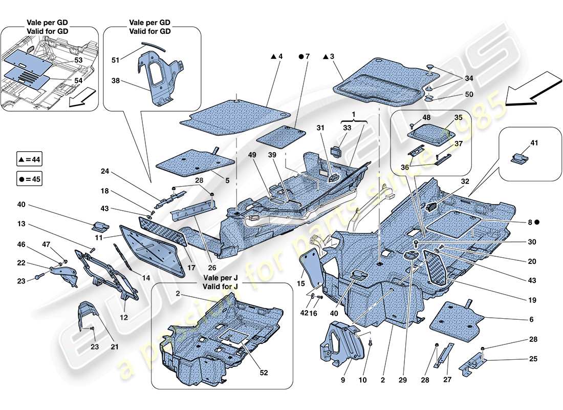 part diagram containing part number 84865900