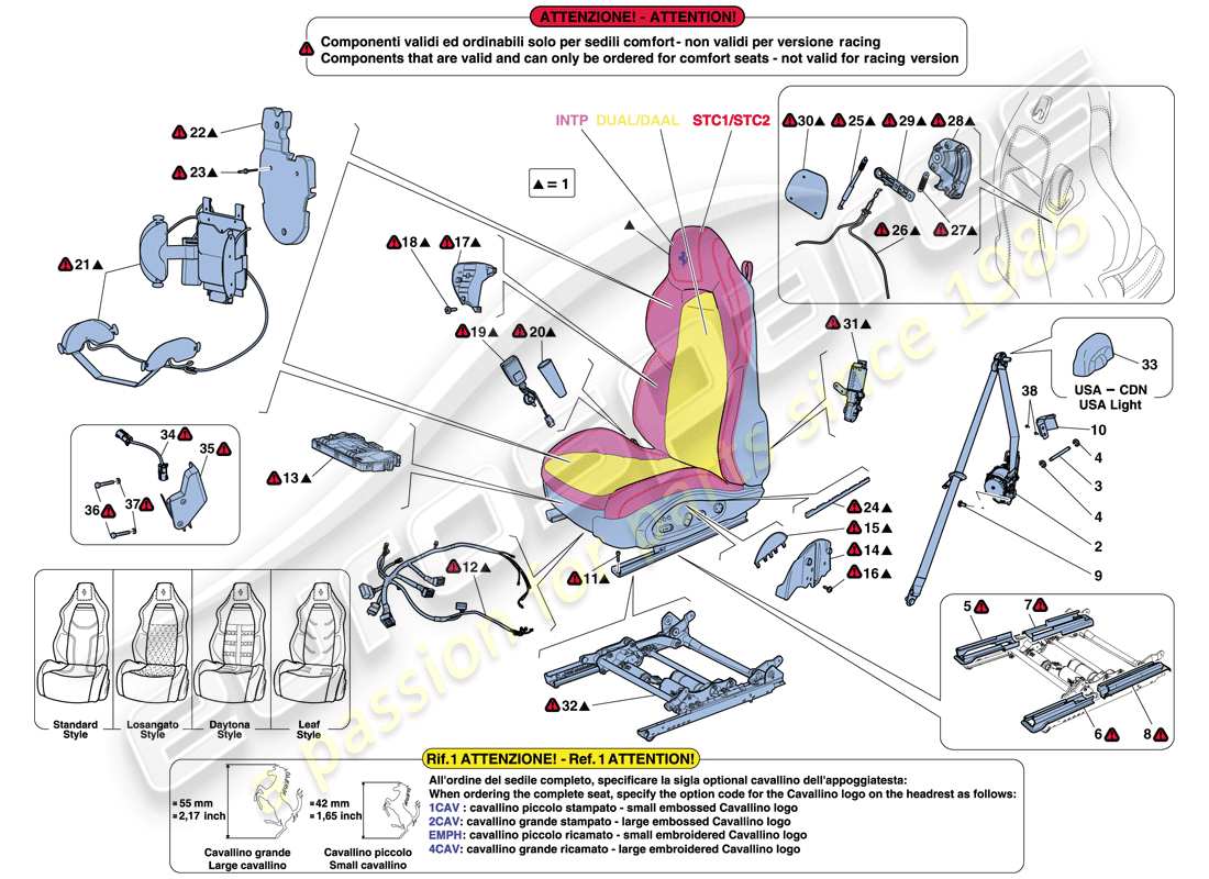 part diagram containing part number 85039700