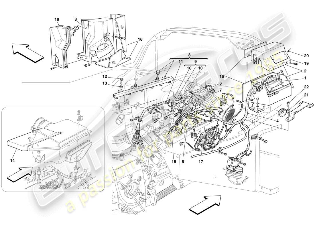 part diagram containing part number 66870200