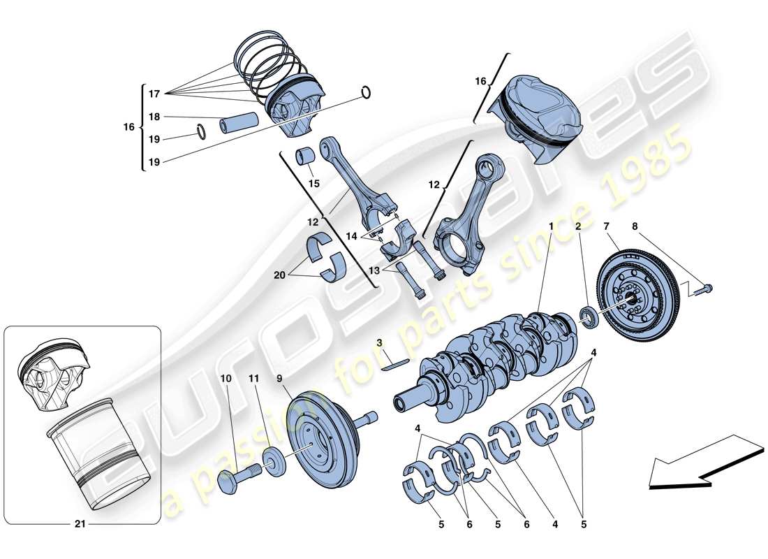 part diagram containing part number 304682