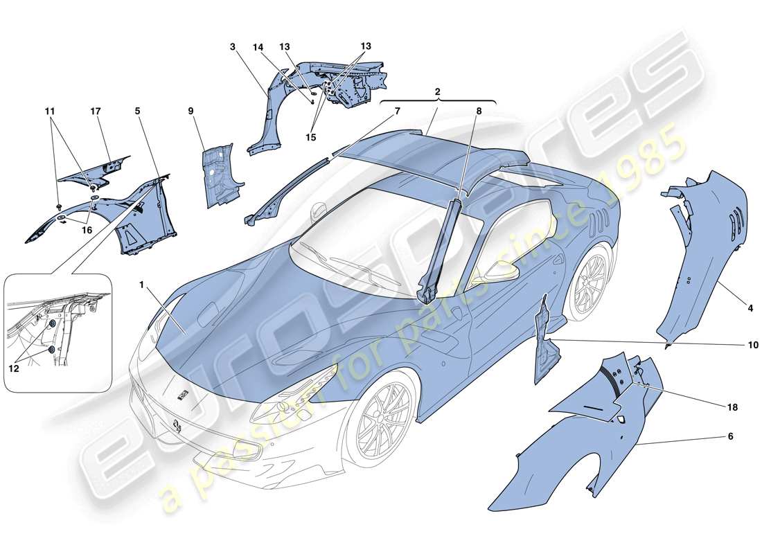 part diagram containing part number 87191910