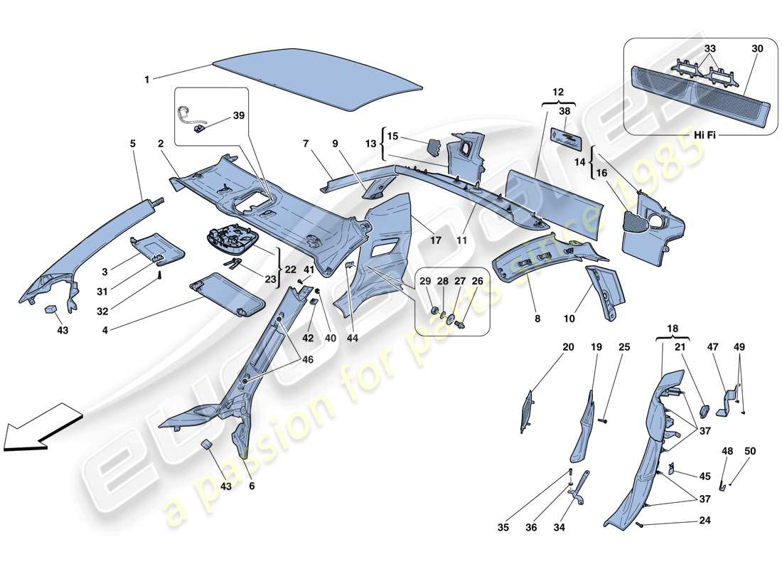 part diagram containing part number 66305800