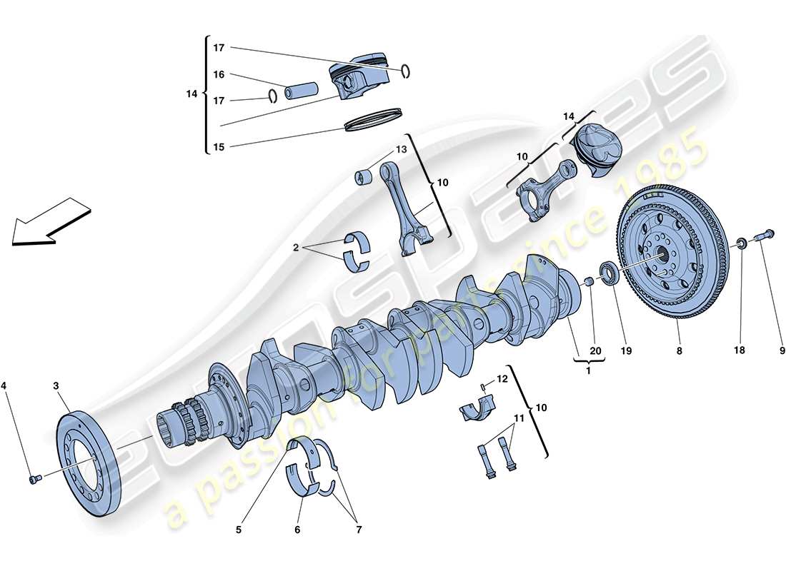 part diagram containing part number 275154